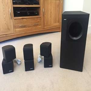 TOP BOSE ACOUSTIMASS 7 HOME THEATER SPEAKER SYSTEM SUBWOOFER with THREE CUBE SPEAKERS Deal in USA